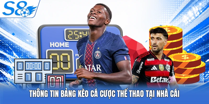 Thông tin bảng kèo cá cược thể thao tại nhà cái